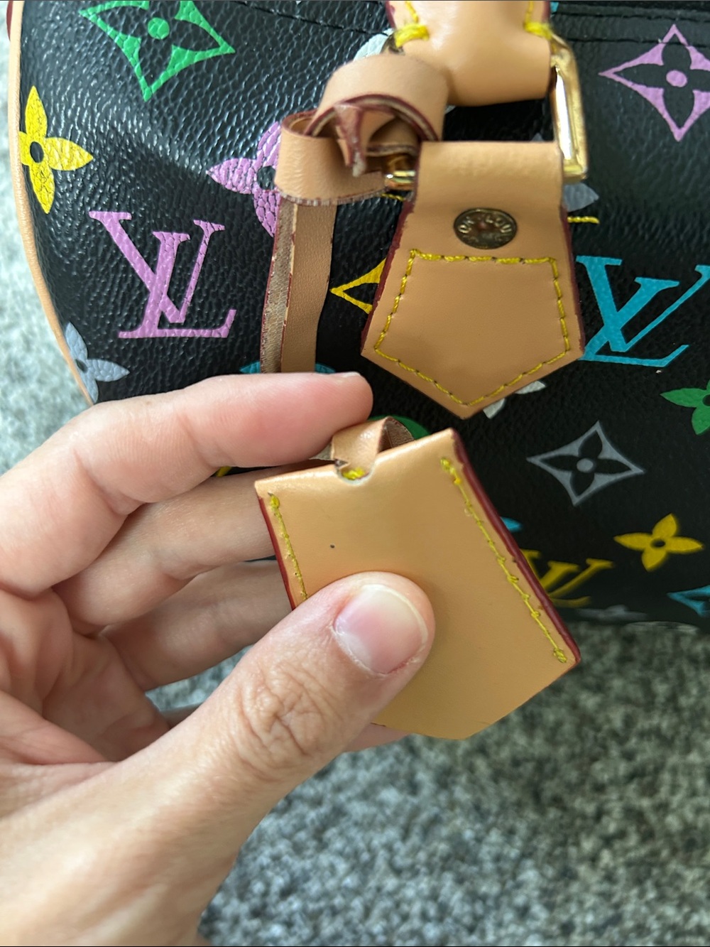 Multicolor Black Handbag - Picture 11 of 16